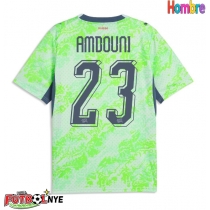 Camiseta Suiza Zeki Amdouni #23 Visitante Equipación Mundial 2026 manga corta